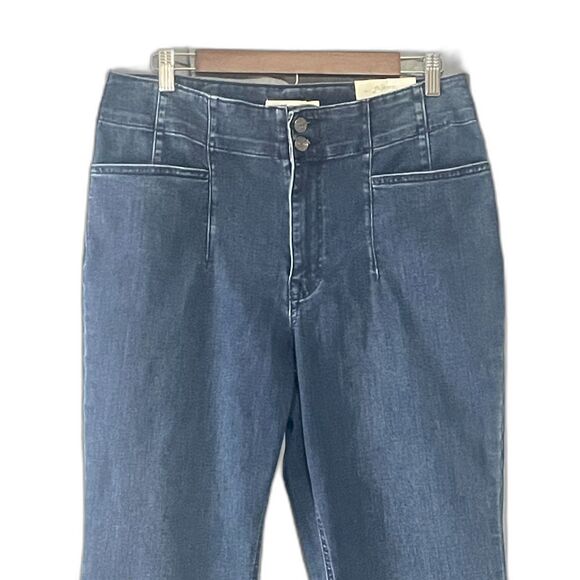 NWT Maurices M Jeans 16 X-Short High Rise Flare Denim Jeans Medium Wash - Picture 5 of 9
